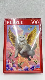 ПАЗЛЫ 500 элементов. КОТ АНГЕЛ (арт. Ф500-9463) ПАЗЛЫ 500 элементов. КОТ АНГЕЛ (арт. Ф500-9463)
