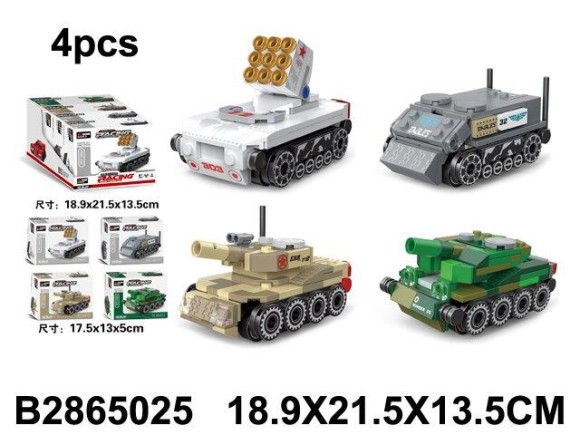 конструктор Военные машины (4 шт.блок) (36)